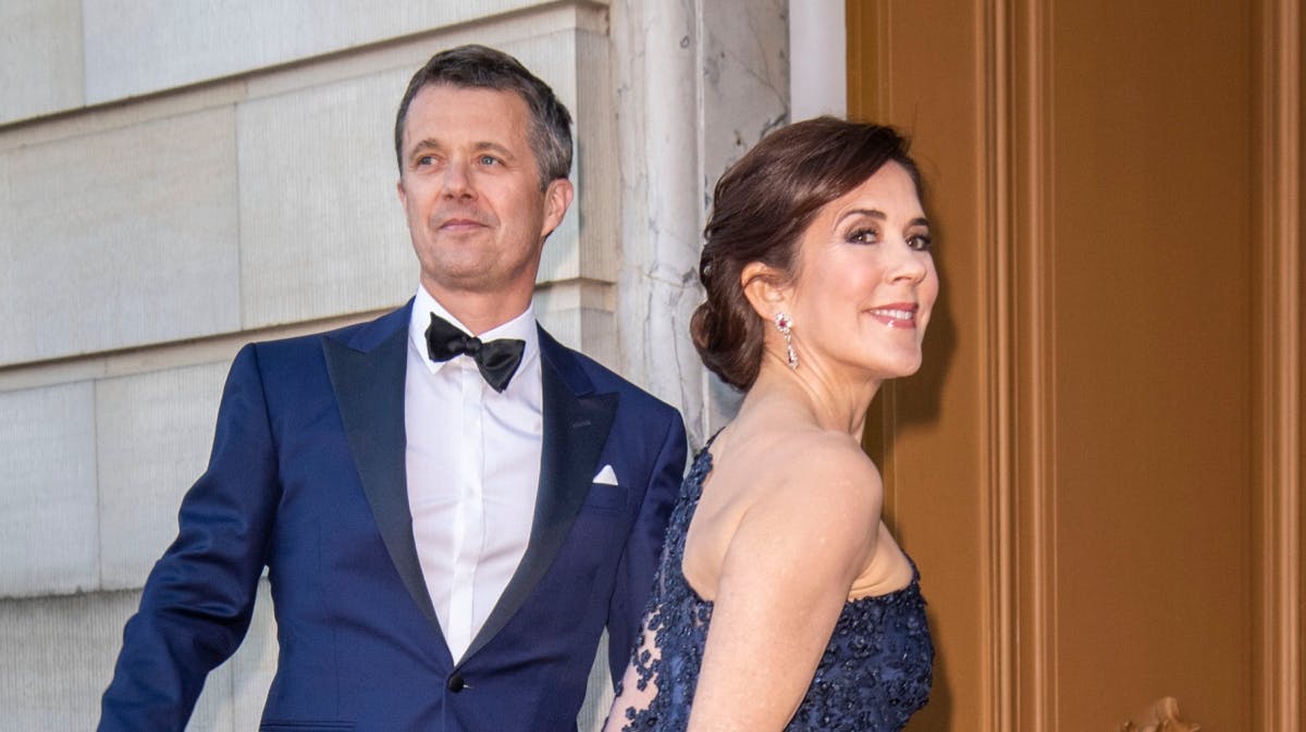 Arkivfoto fra kong Frederik og dronning Mary