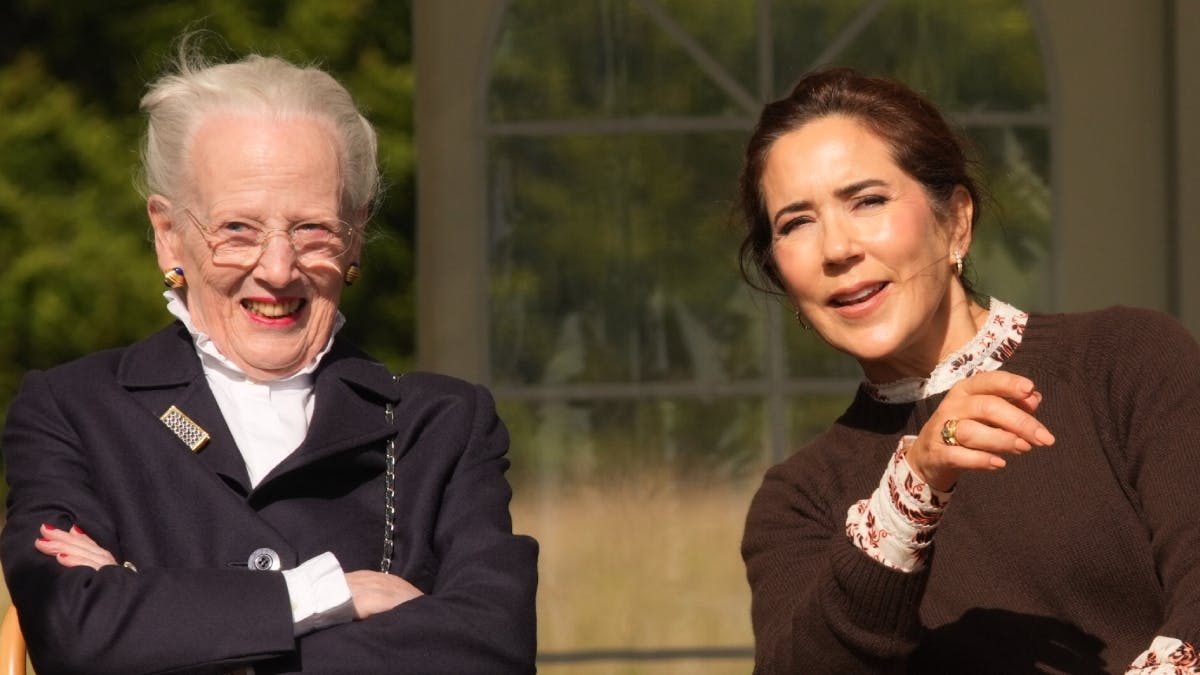 Dronning Margrethe og dronning Mary.&nbsp;