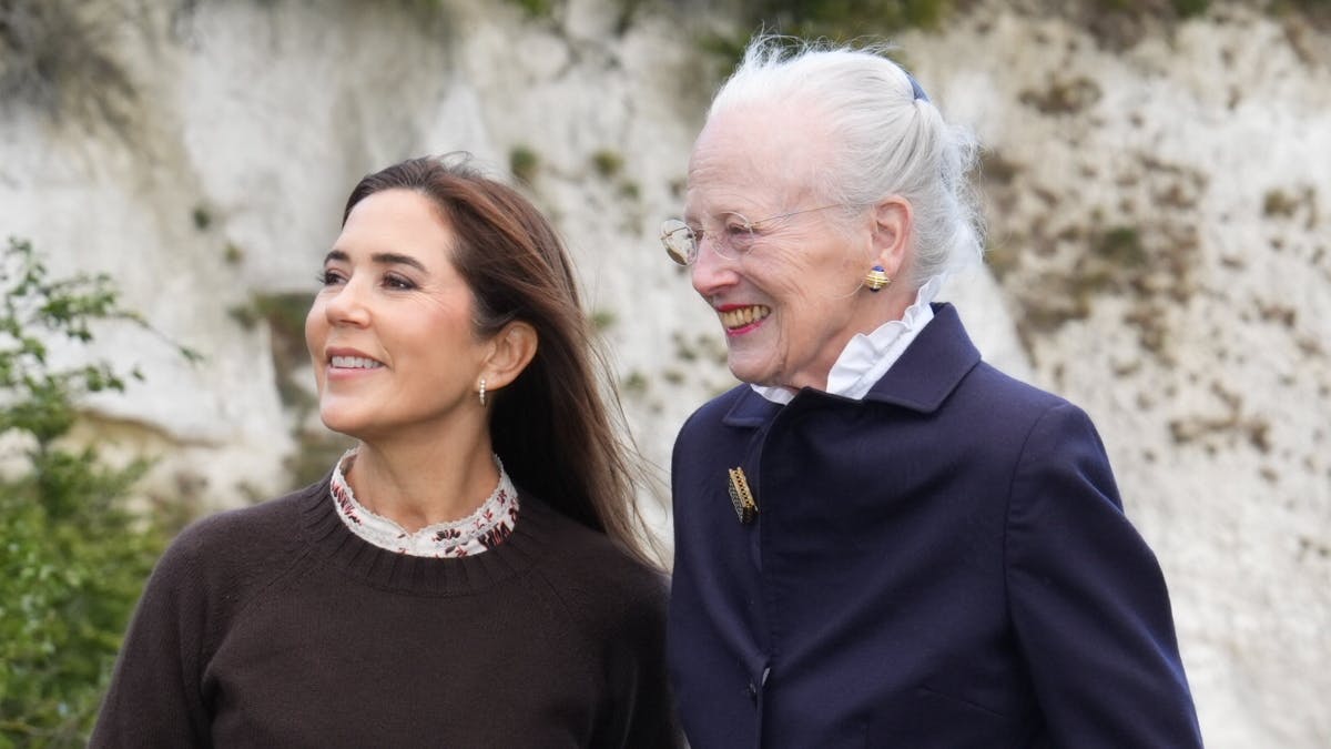 Dronning Mary og dronning Margrethe.&nbsp;
