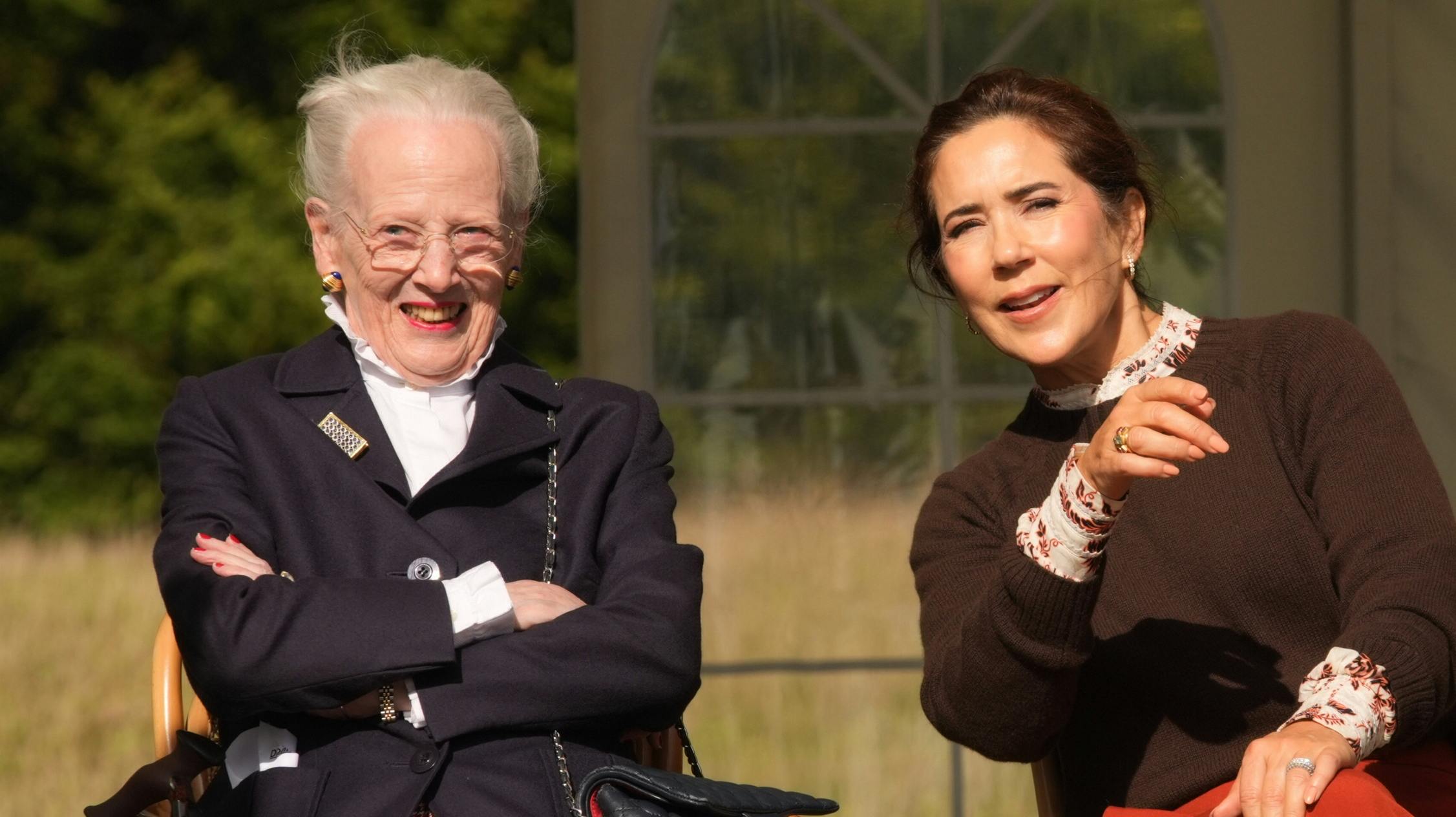 Dronning Margrethe og dronning Mary