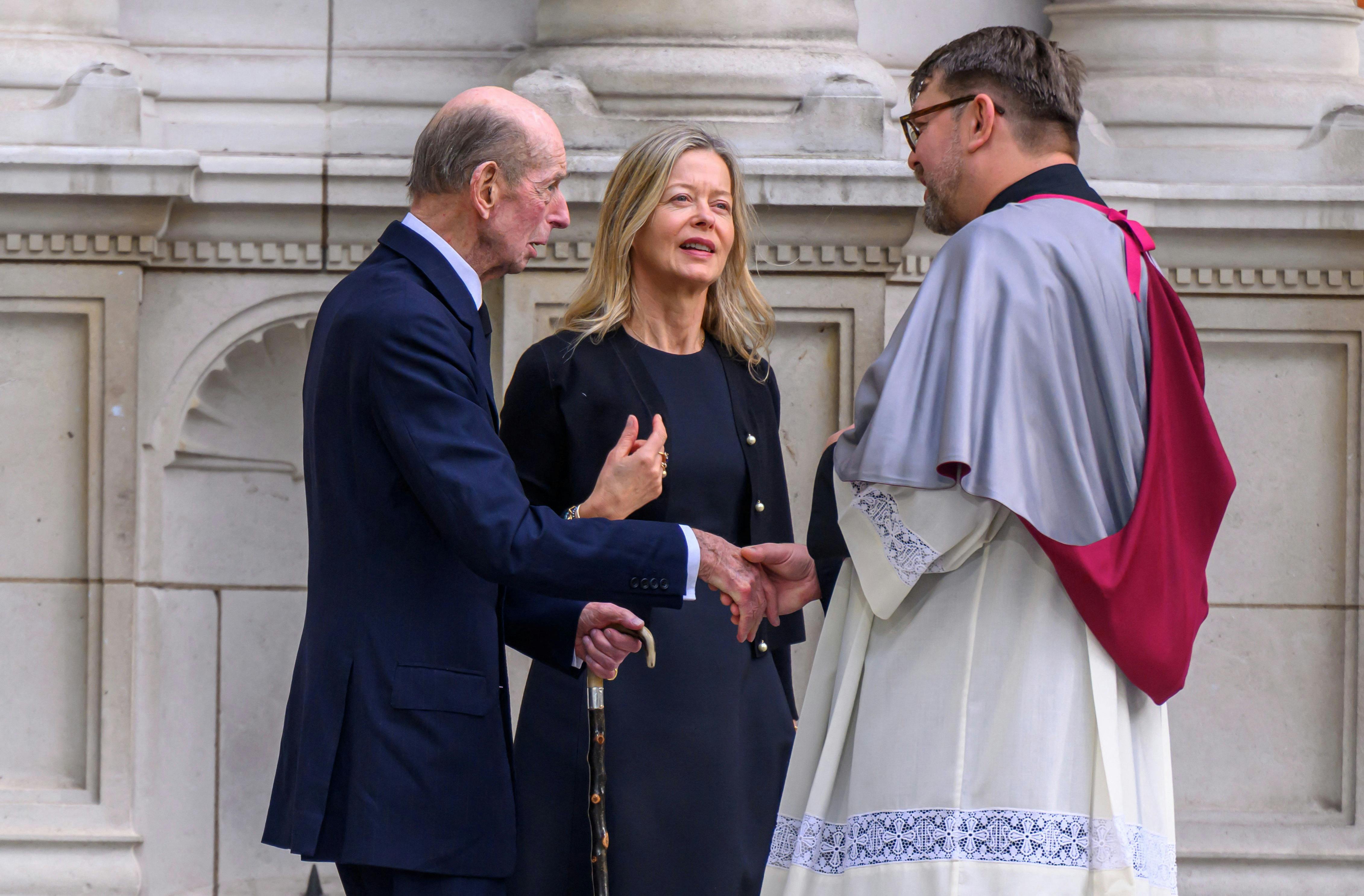 Hertugen af Kent sammen med datteren Lady Helen Taylor. 