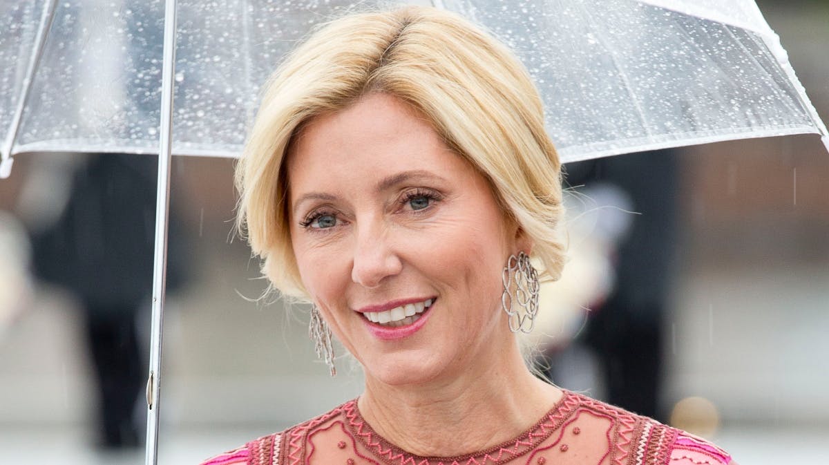 Kronprinsesse Marie-Chantal fejrer sin søn.