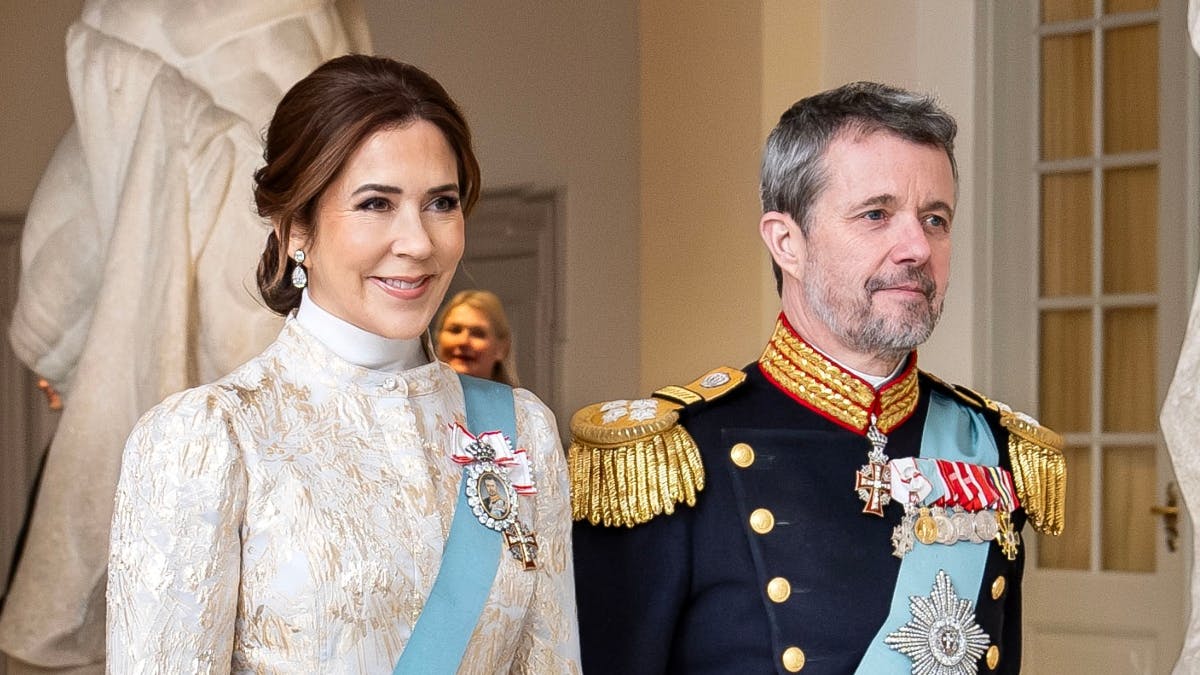 Dronning Mary og kong Frederik