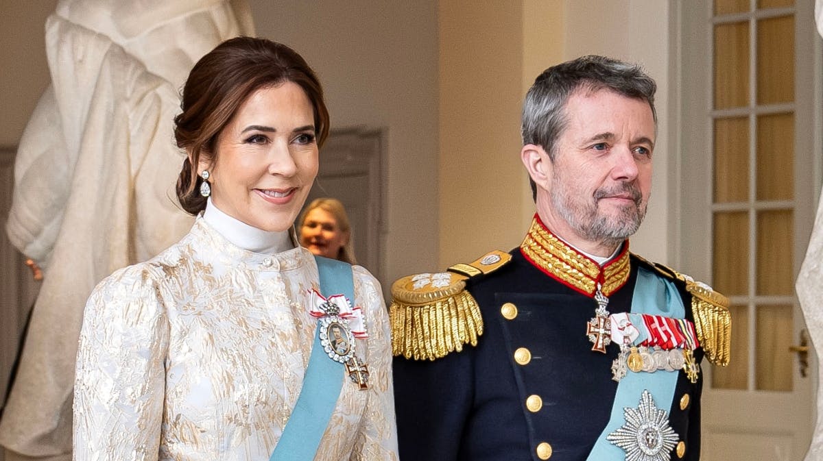 Dronning Mary og kong Frederik