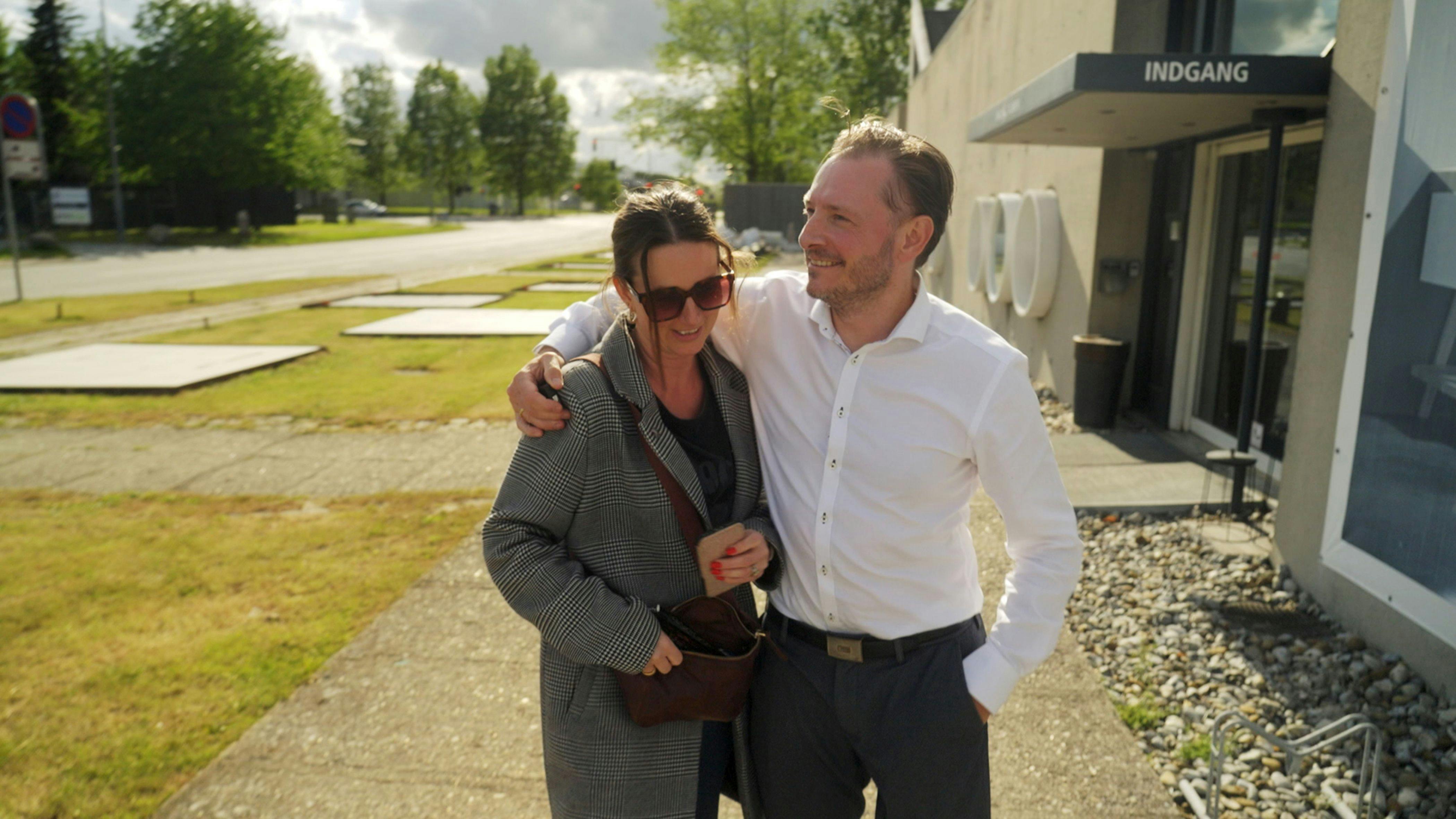 Thomas holder om Mette i "Gift ved første blik".