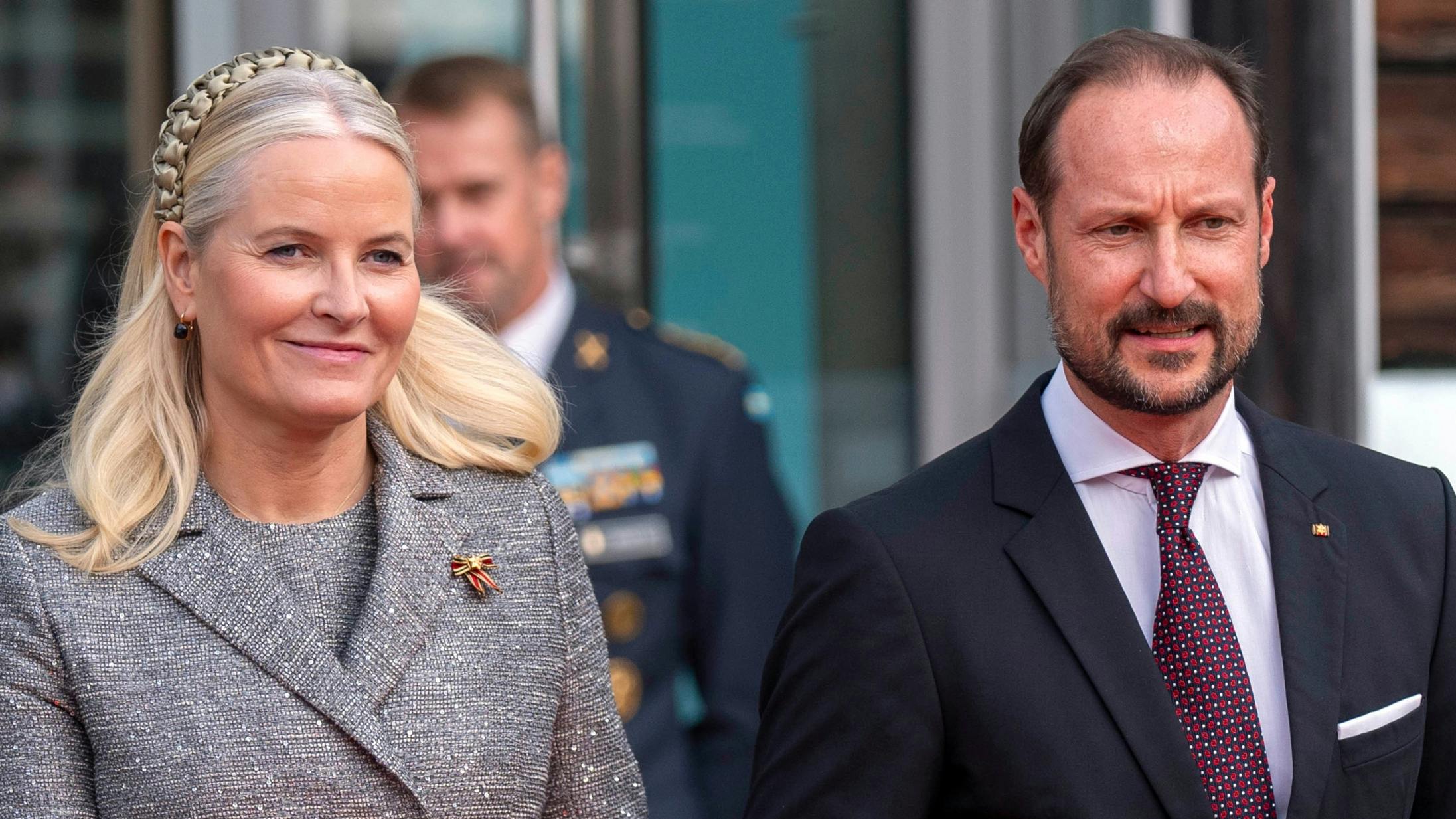Kronprinsesse Mette-Marit og kronprins Haakon.&nbsp;