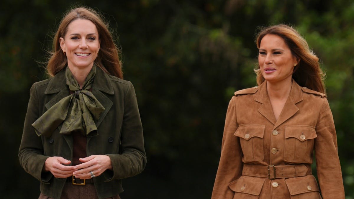 Prinsesse Kate og Melania Trump.&nbsp;