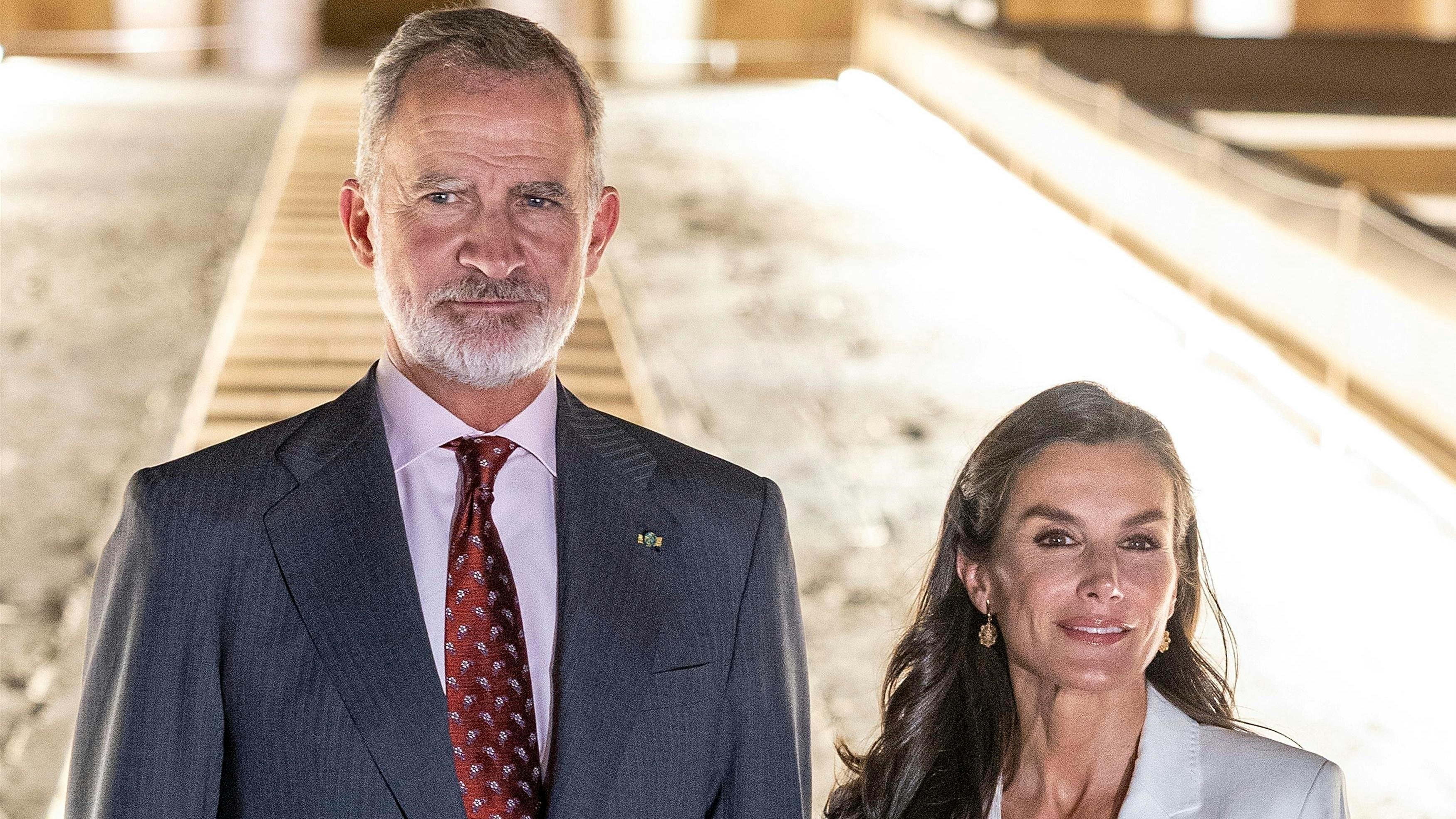 Kong Felipe og dronning Letizia.&nbsp;
