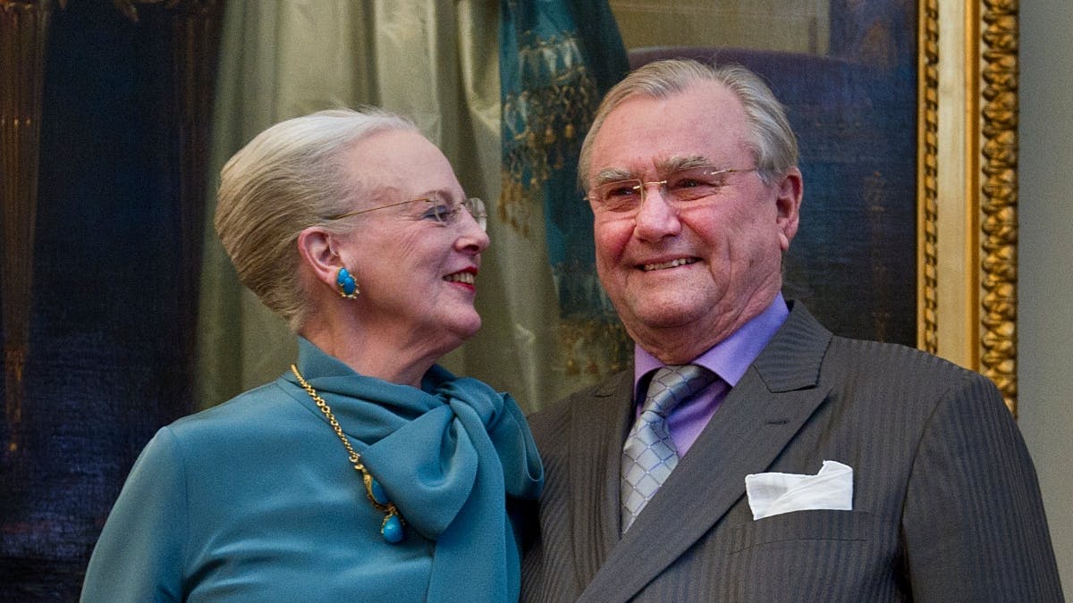 Dronning Margrethe og prins Henrik. 