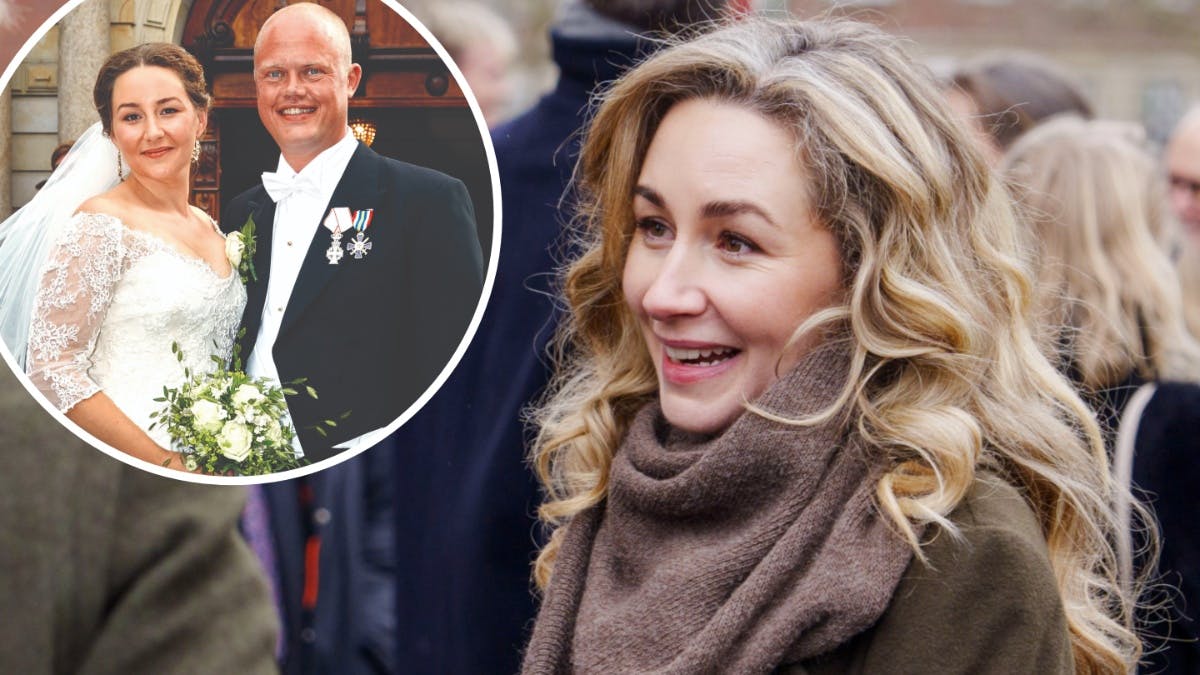 Josefine Kofoed med sin afdøde mand, Peter Christensen.&nbsp;