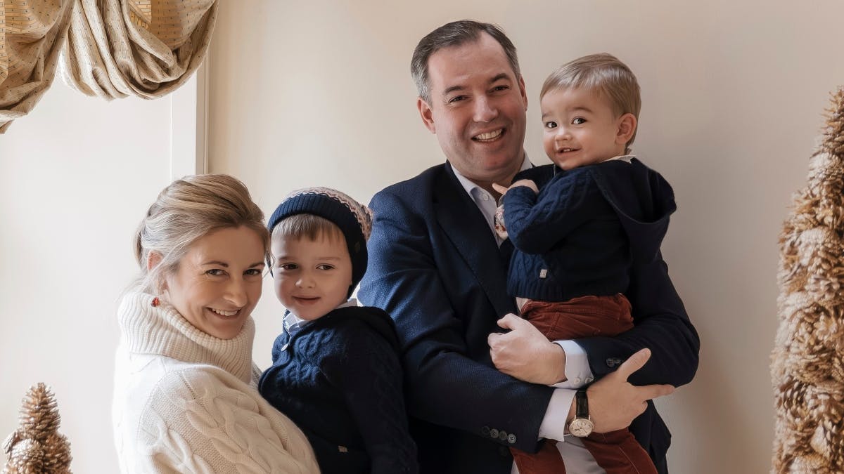 Luxembourgs nye storhertugfamilie. 