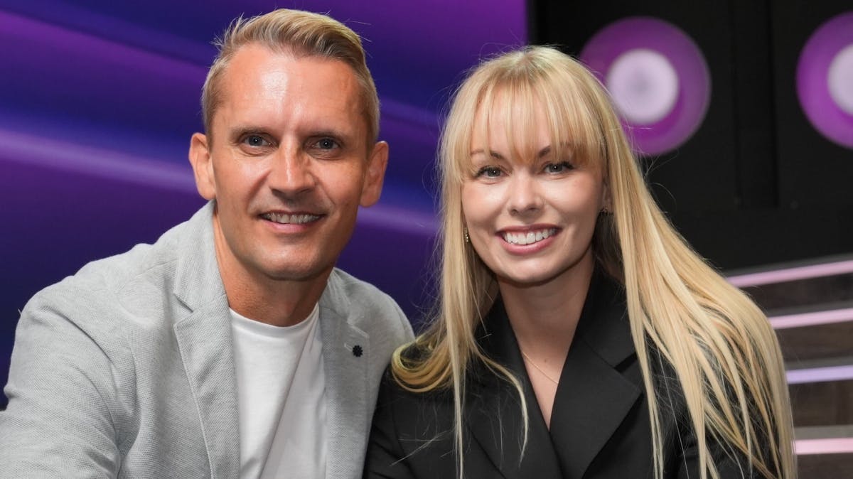 Peter Løvenkrands og Jenna Harson