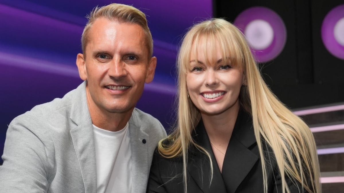 Peter Løvenkrands og Jenna Harson