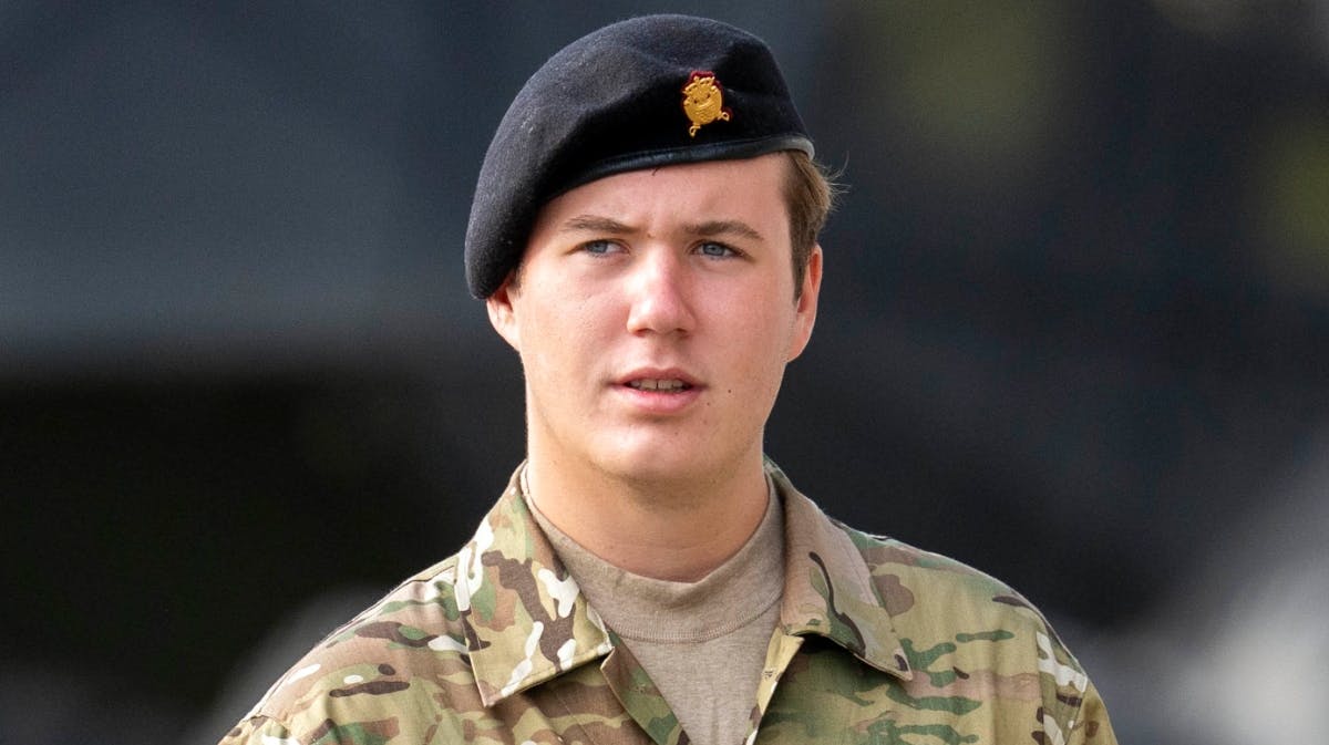 Kronprins Christian er i gang med modul 1 på løjtnantsuddannelsen.