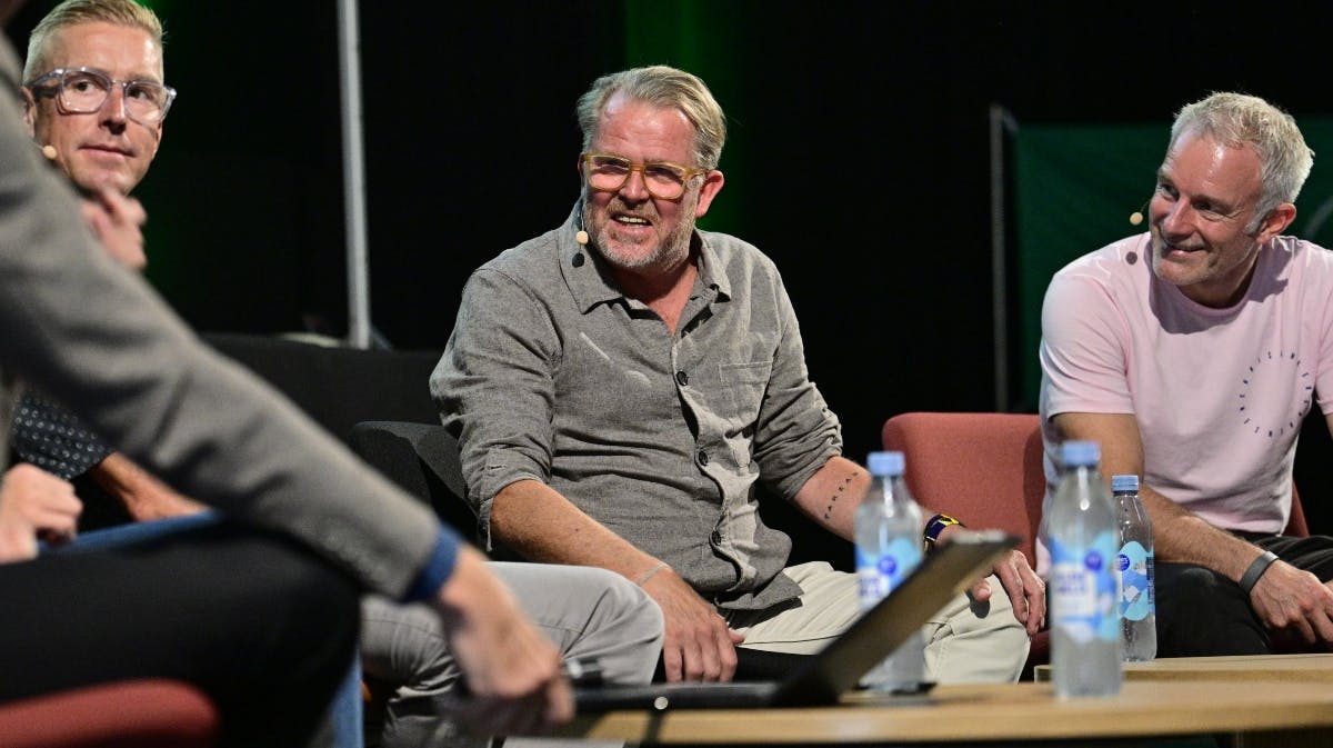 Rolf Sørensen var i god form på scenen i Hammel.