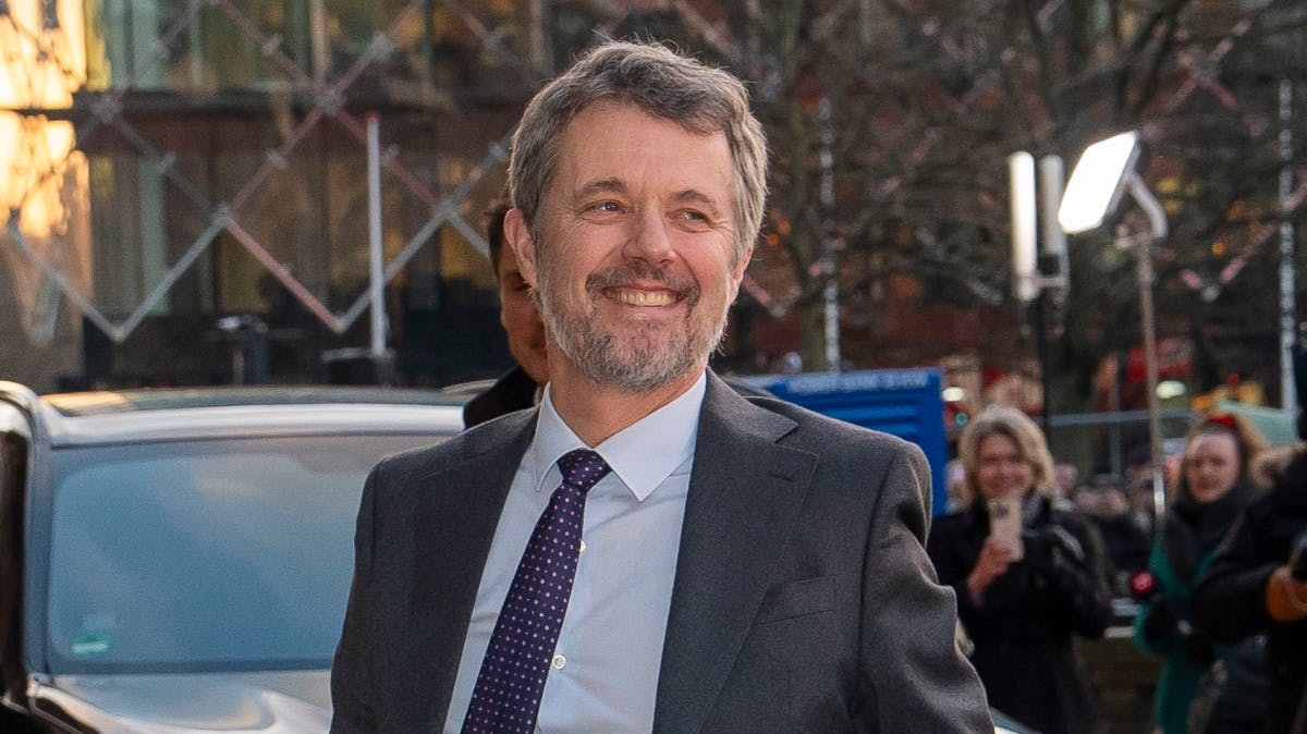 Kong Frederik er klar til at gå på banen.