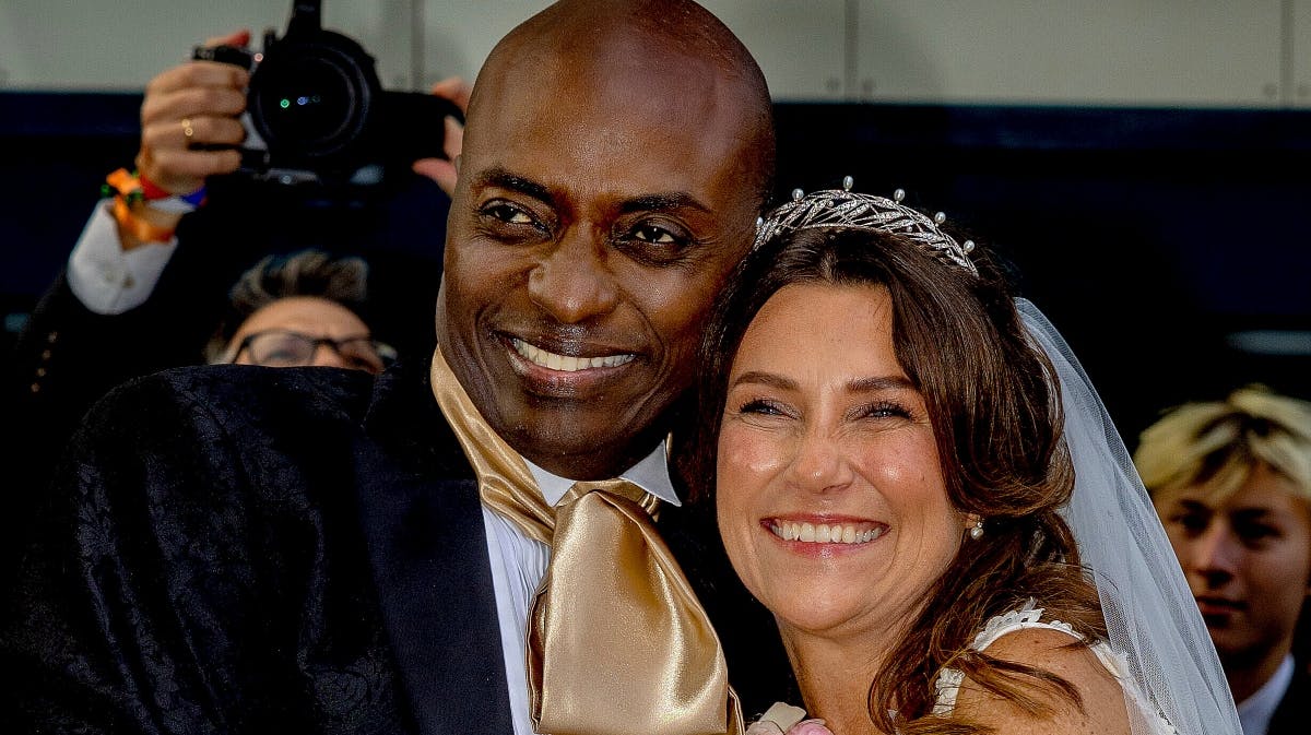 Durek Verrett og prinsesse Märtha Louise. 