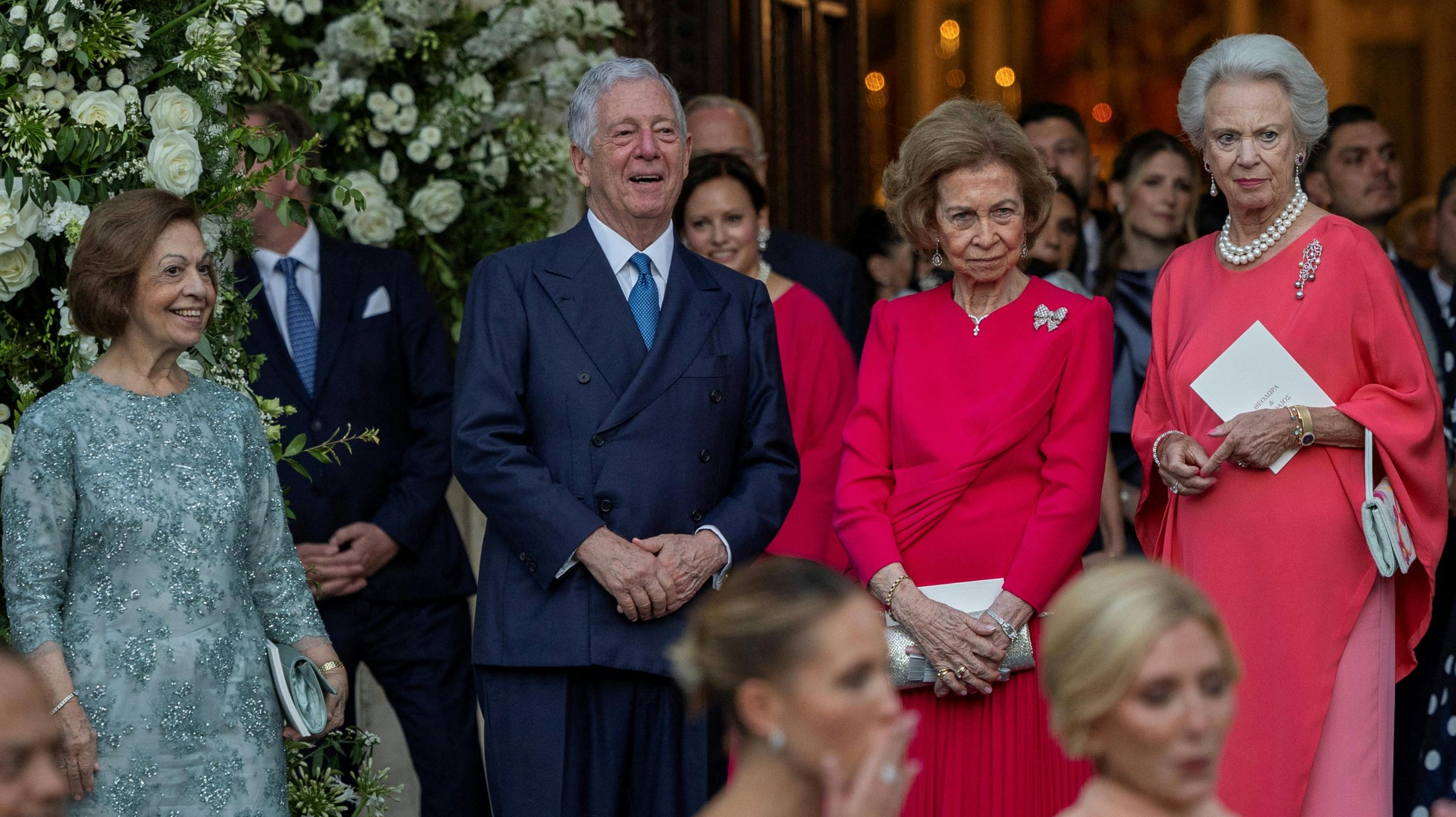 Kronprinsesse Katherine, kronprins Alexander, dronning Sofia og prinsesse Benedikte. 