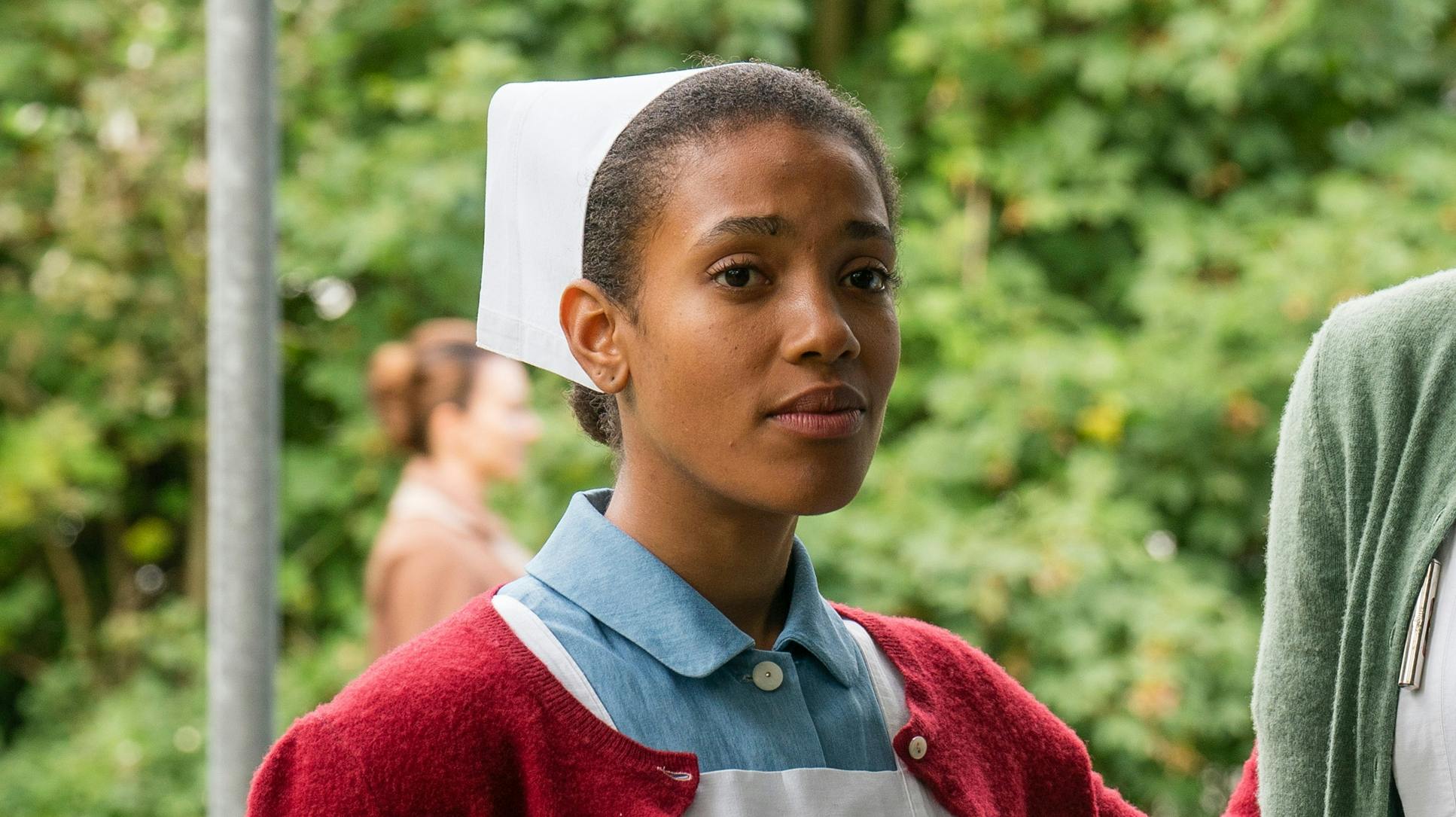 Malaika Berenth Mosendane som Michelle i "Sygeplejeskolen".