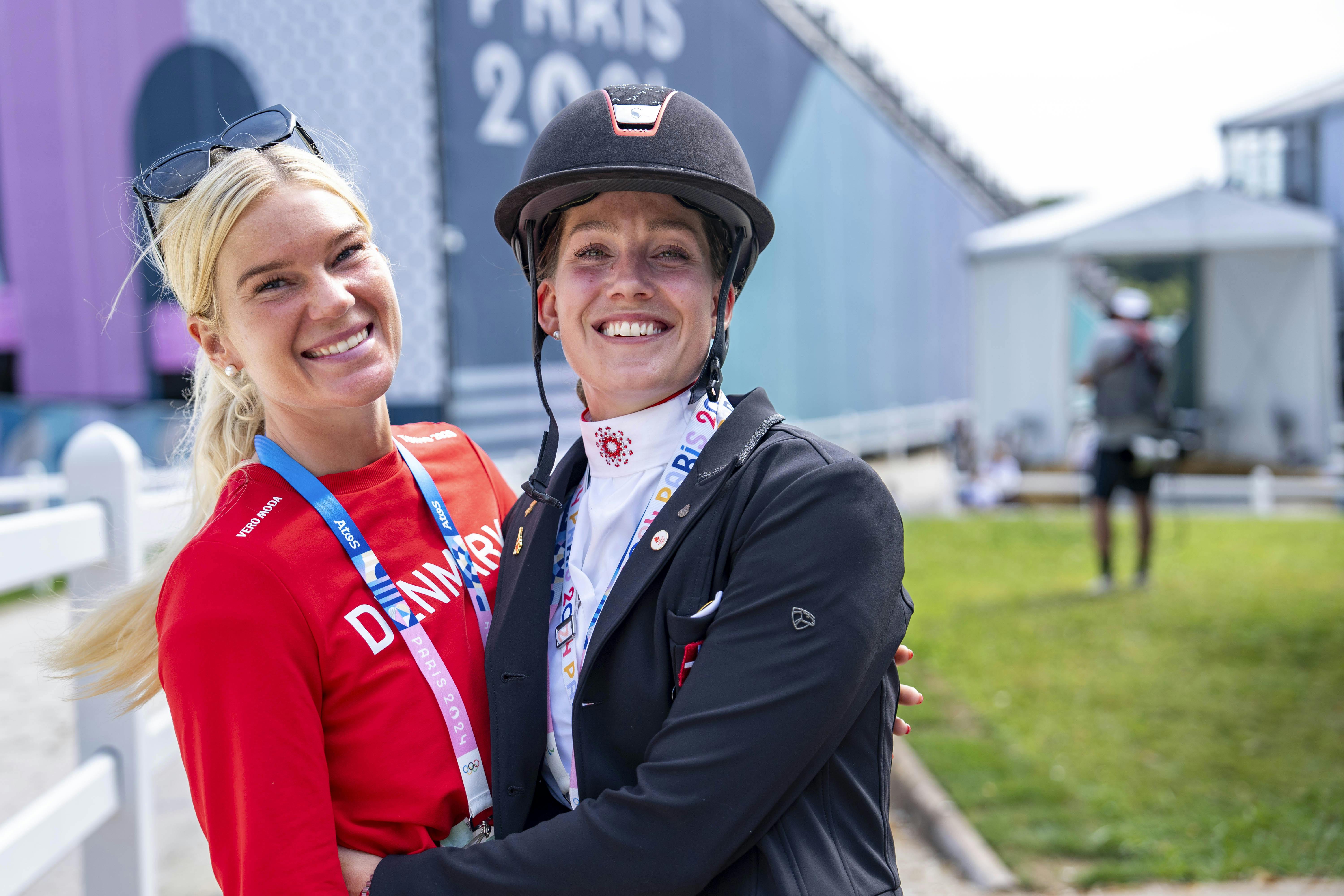 Rasmine og Cathrine Laudrup-Dufour.