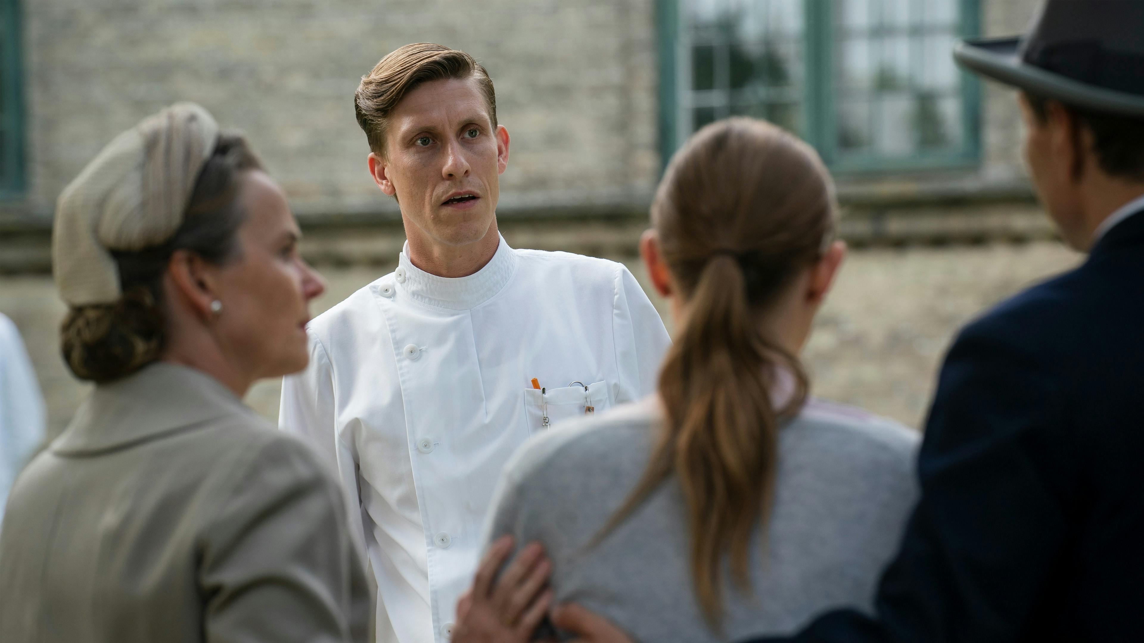 Mikkel Becker Hilgart som Peter Rømer i Sygepjeleskolen.