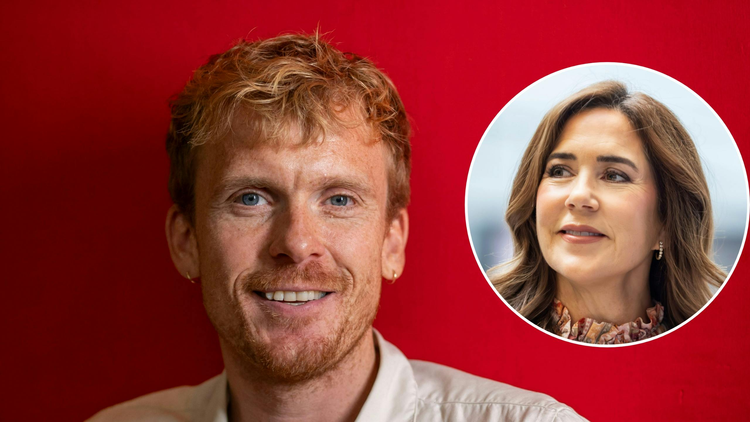 Morten Hee Andersen og dronning Mary.