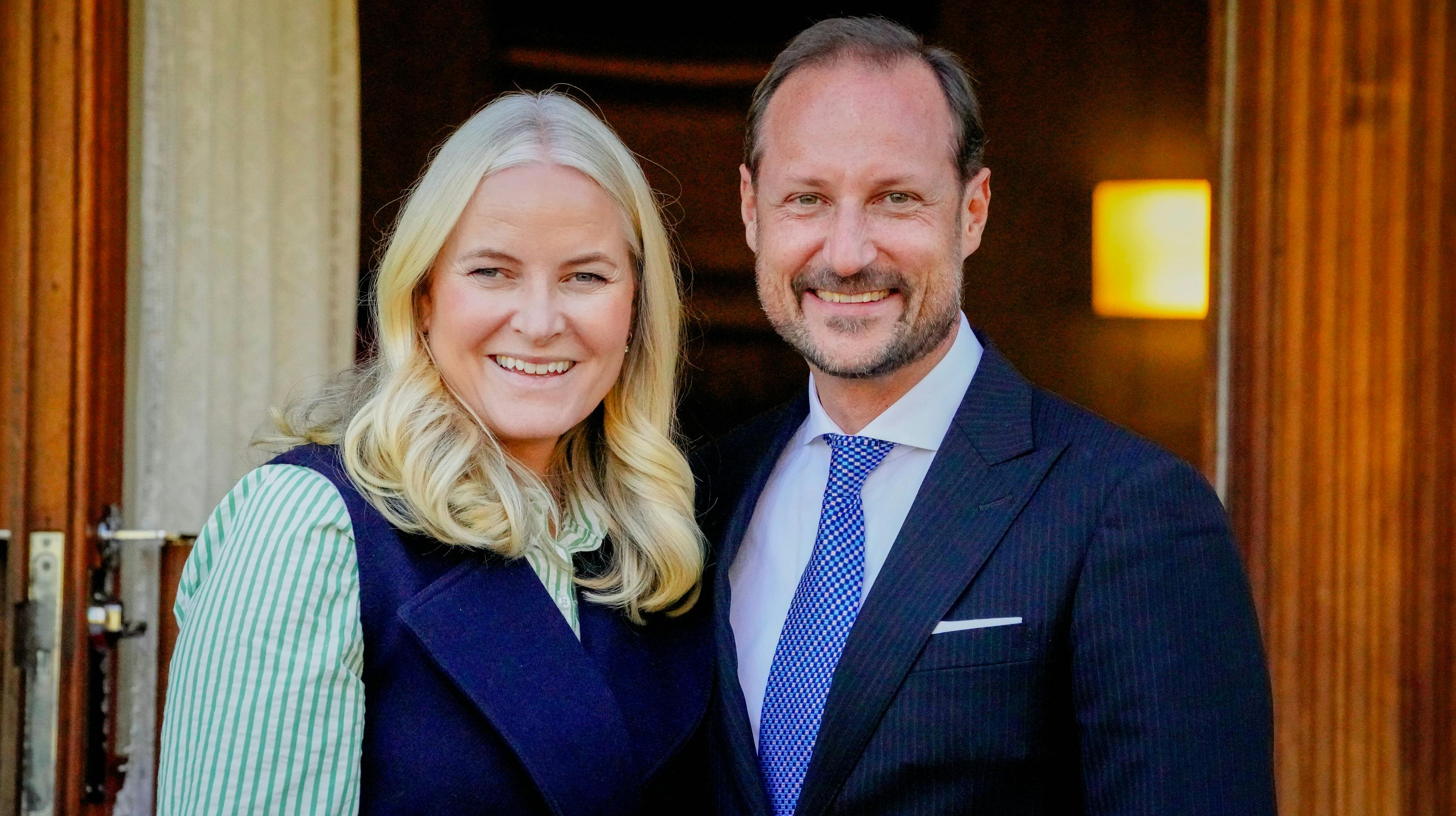 Kronprinsesse Mette-Marit og kronprins Haakon. 