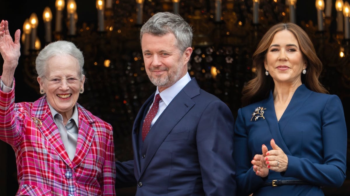 Dronning Margrethe, kong Frederik og dronning Mary