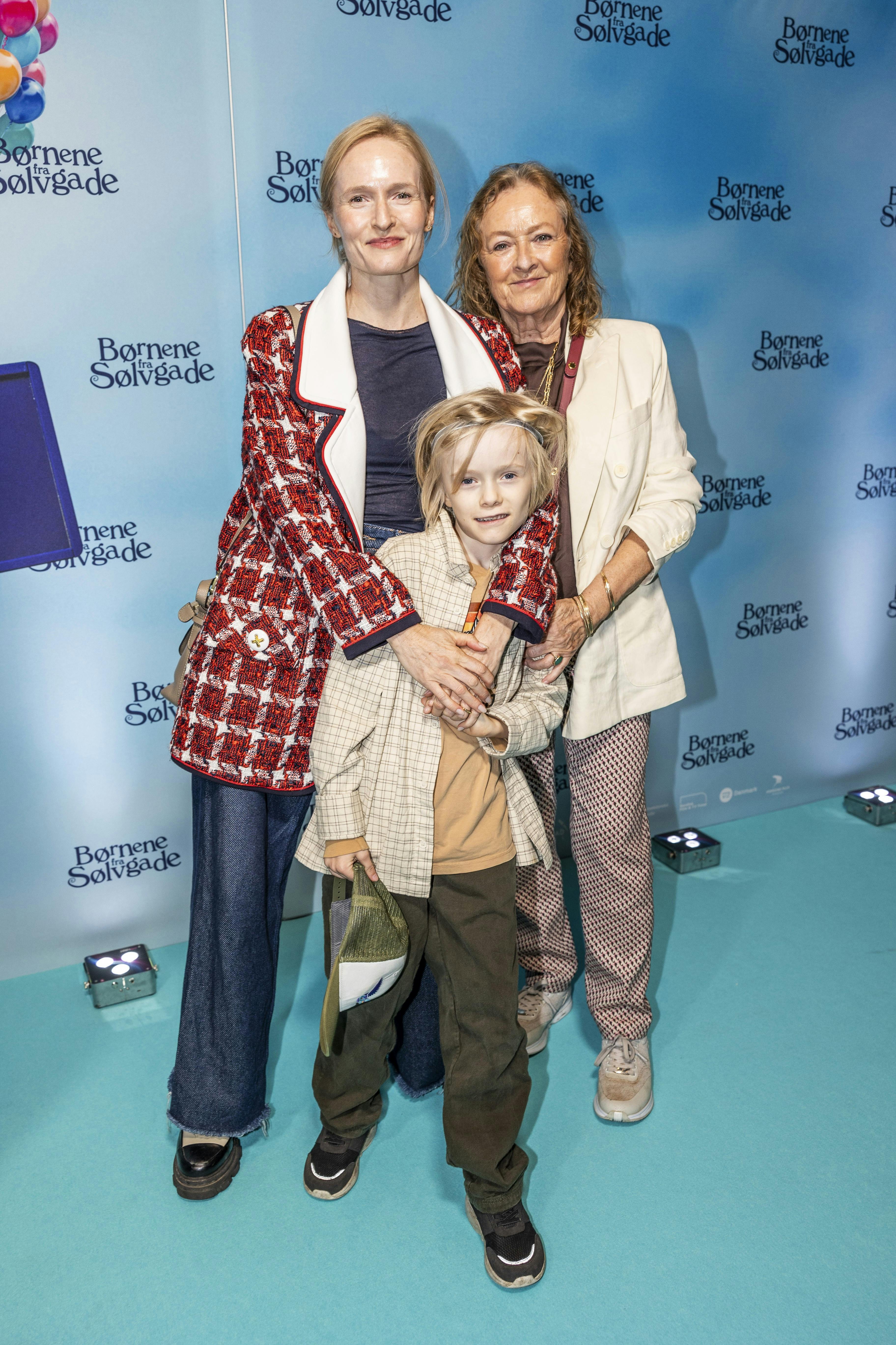 Mille Lehfeldt med sin mor, Kirsten og sin søn, Ferdinand.
