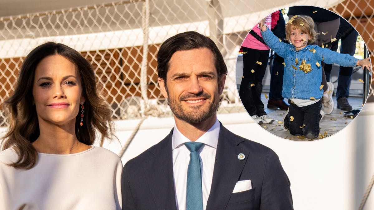 Prinsesse Sofia, prins Carl Philip og prins Julian.&nbsp;