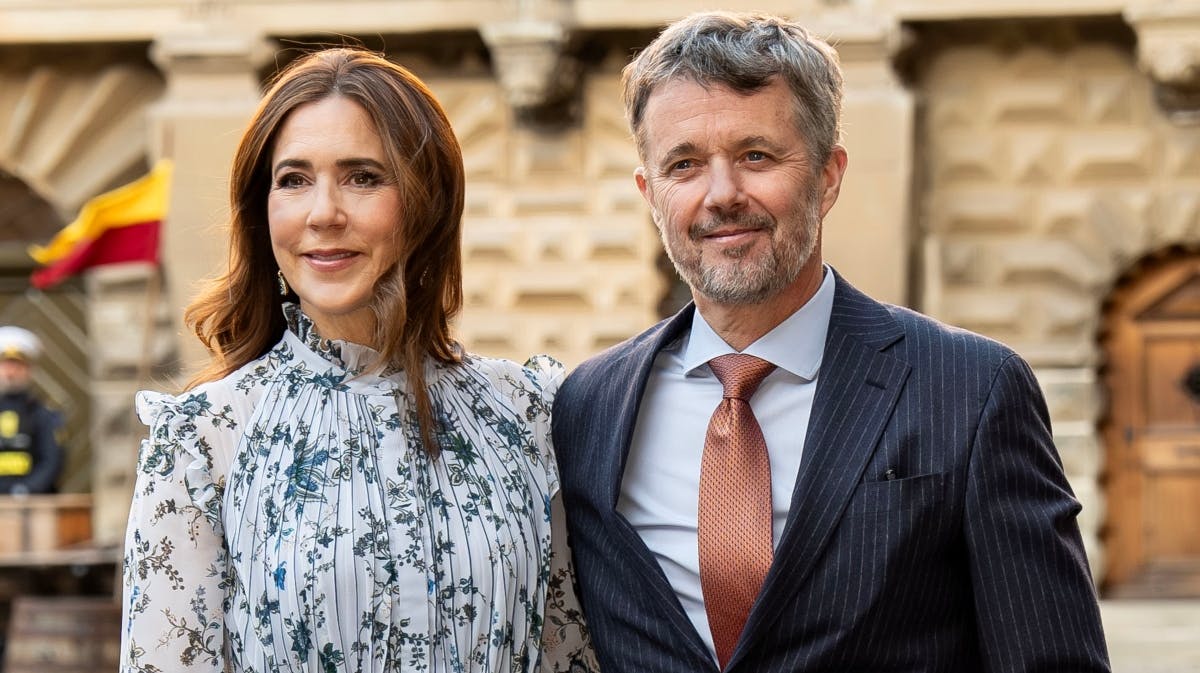 Kongeparret er klar til en stor aften. 