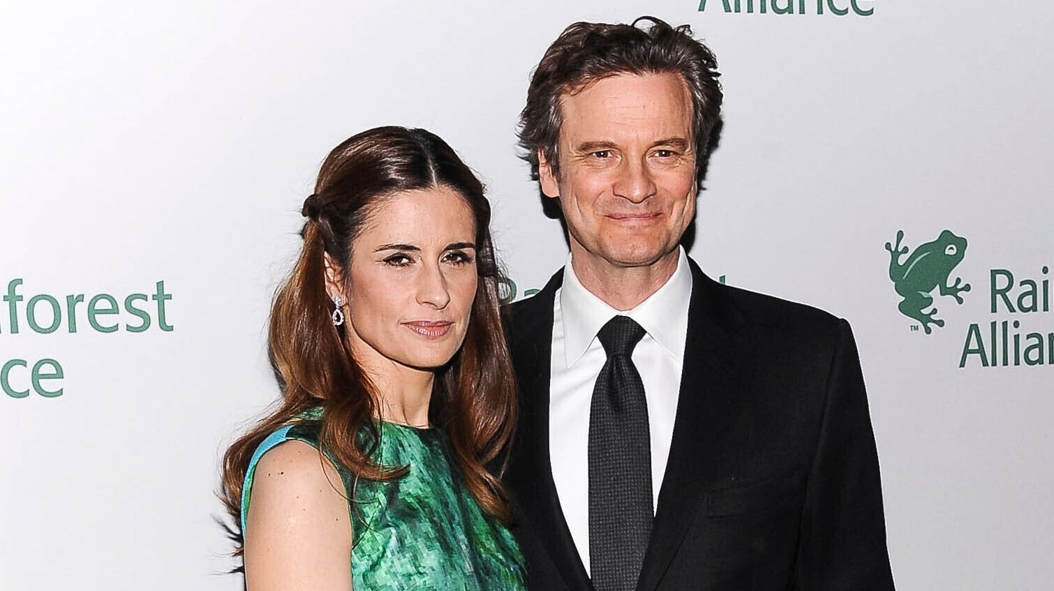 Livia Giuggioli og Colin Firth.