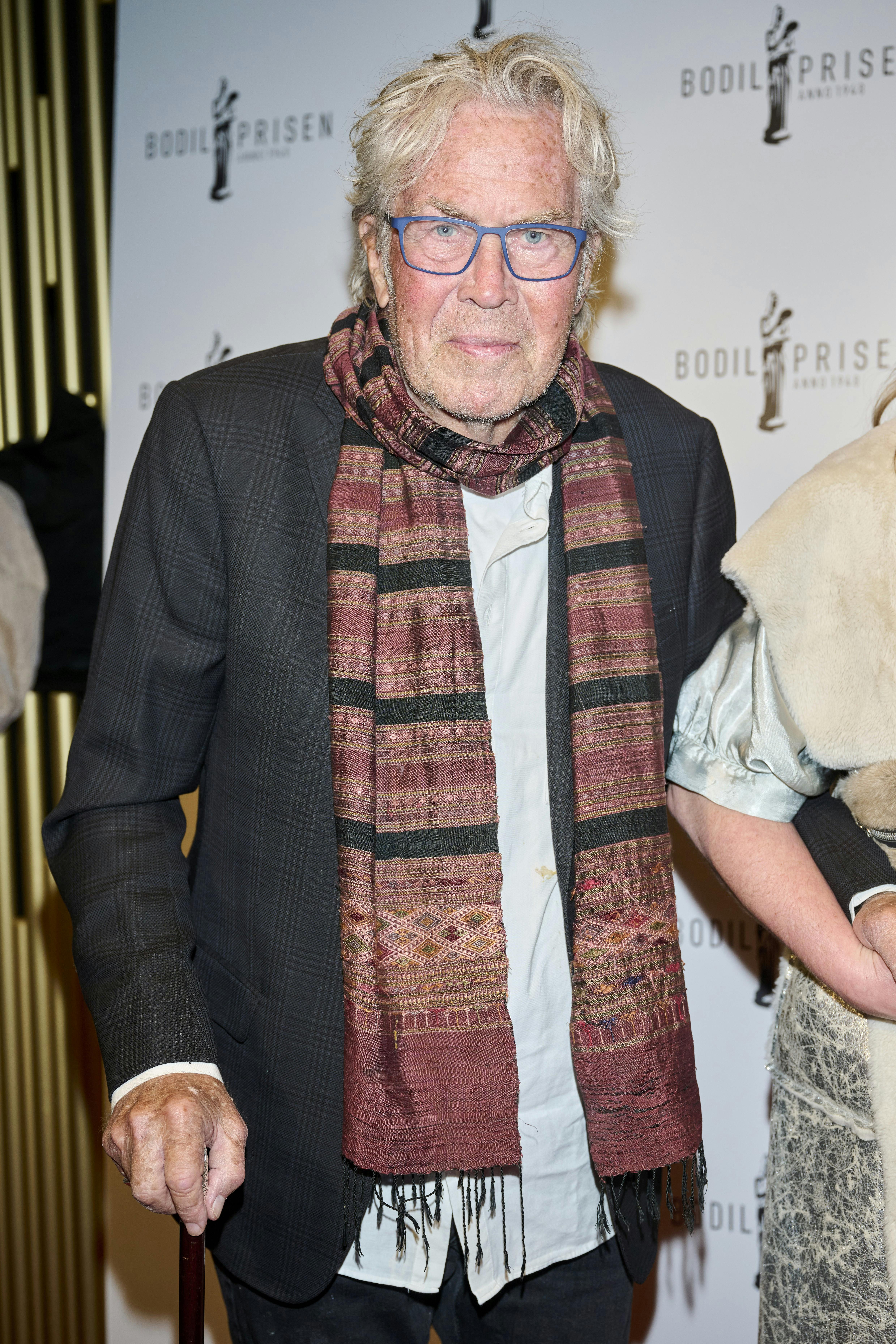 Jørgen Leth ved Bodilprisen 2024 i Folketeatret.