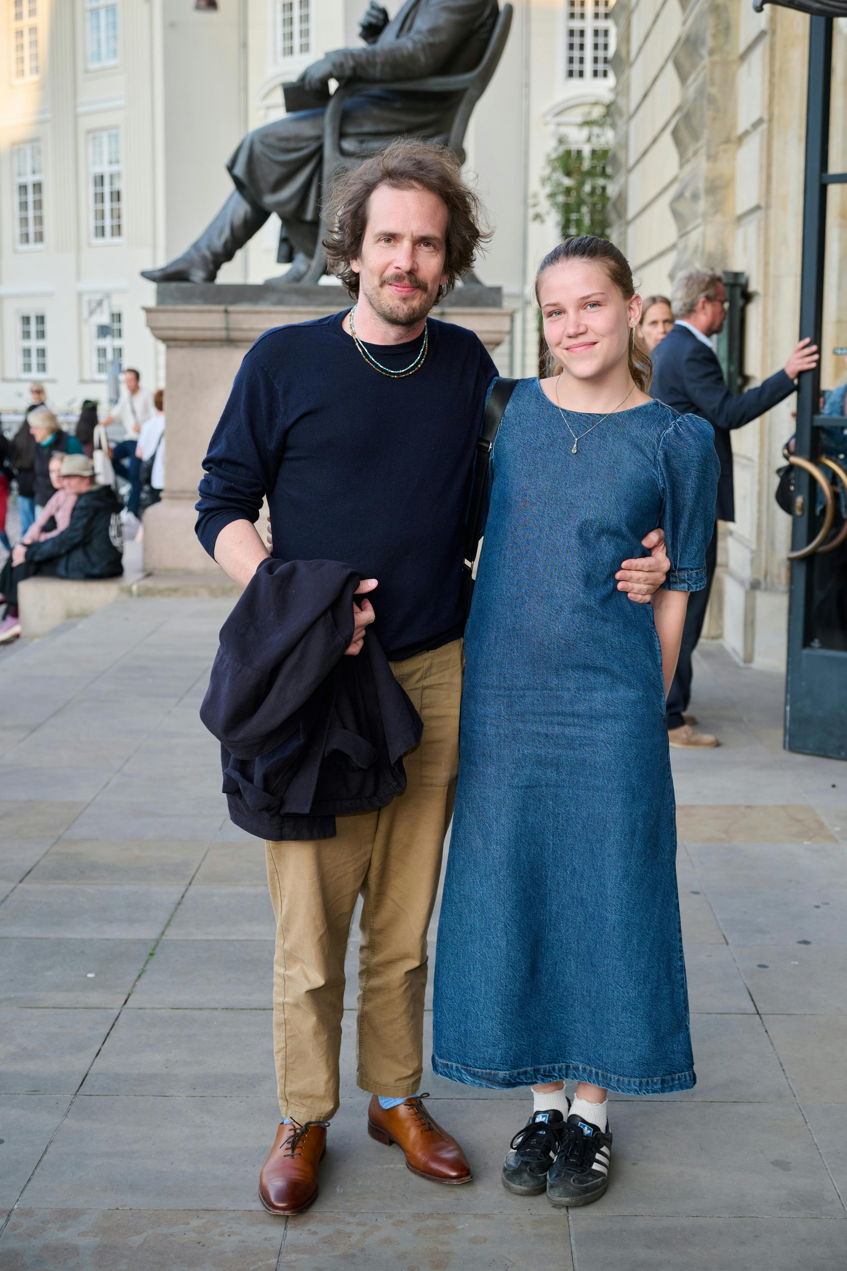Kristian Leth med datteren Elva i sidste måned.
