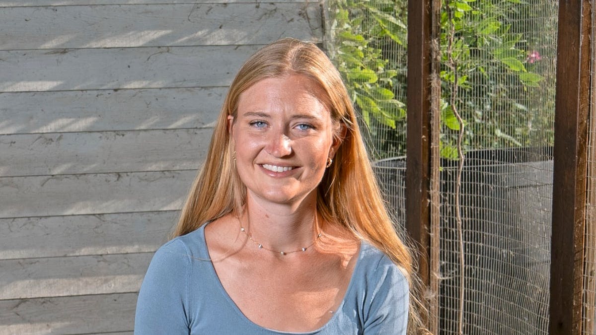 Mia Krongaard Jacobsen fra "Landmand søger kærlighed".&nbsp;