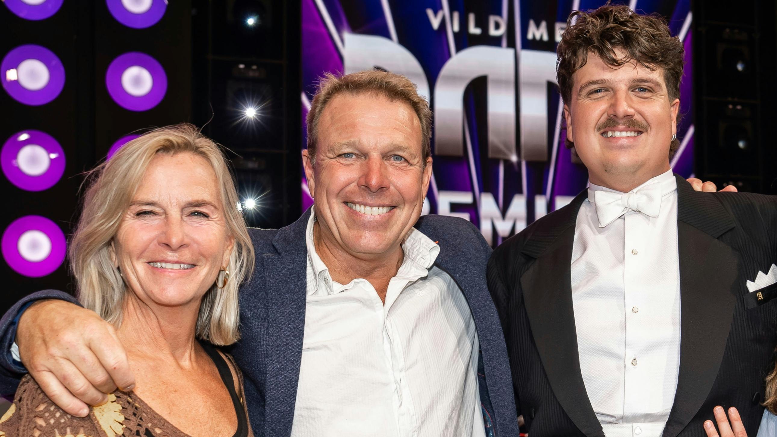 Mikkel Beha Erichsen og Marian Midé med sønnen Alfred Midé Erichsen. 