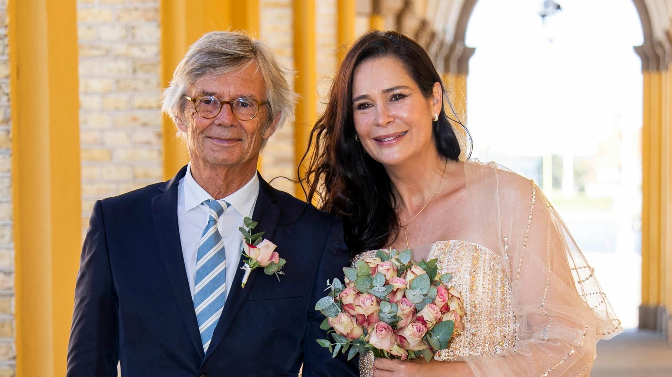 Bille August og Michelle Liebetrau. 