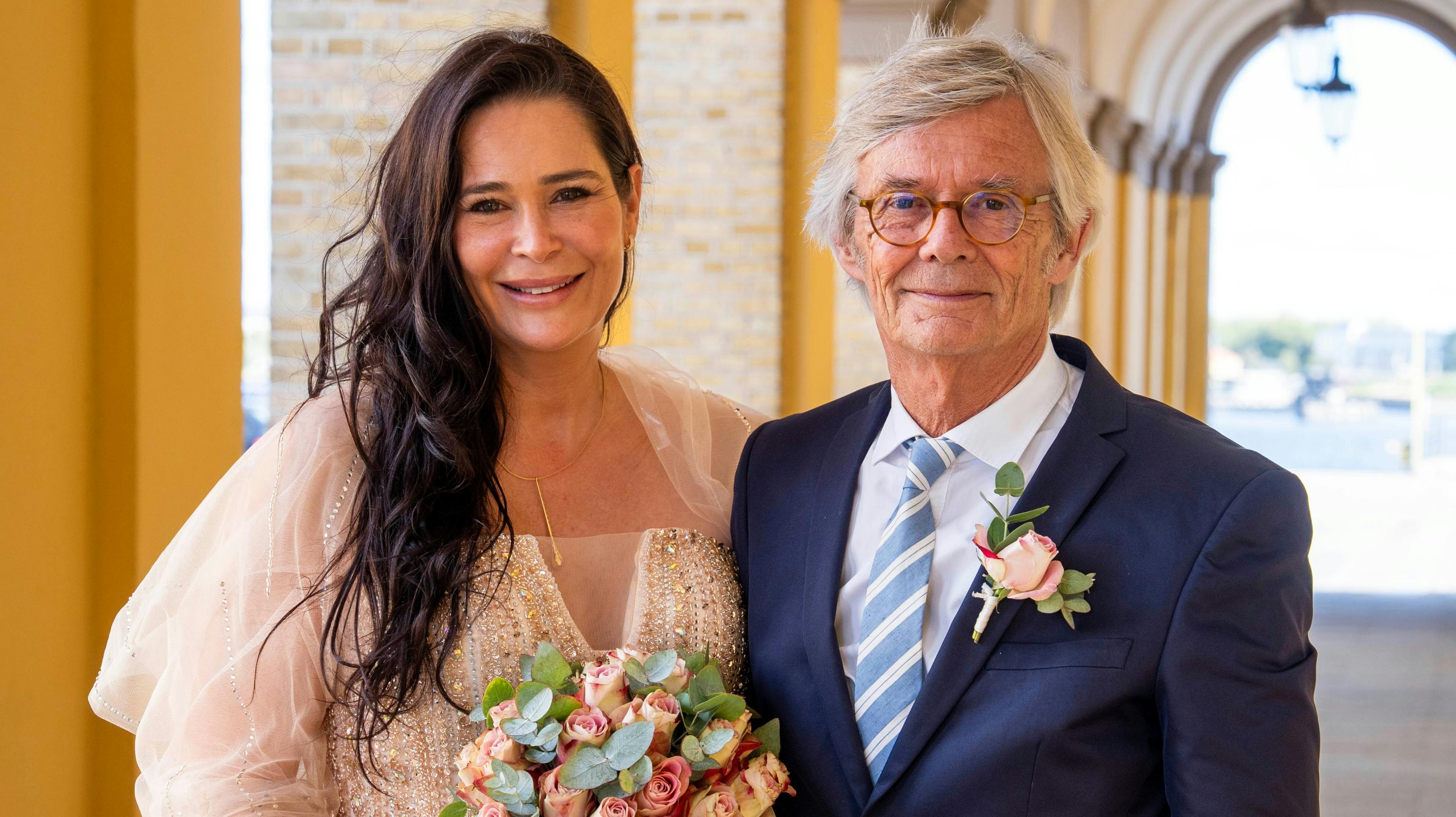 Michelle Liebetrau og Bille August. 