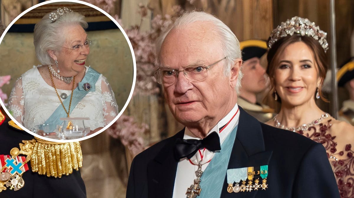 Kong Carl Gustaf. Indsat foto: Prinsesse Christina. 