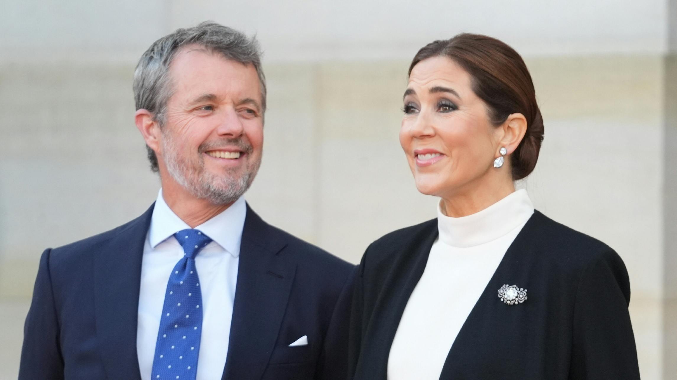 Kong Frederik og dronning Mary.