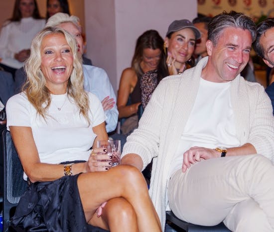 Caroline og Frederik Kølle hyggede sig