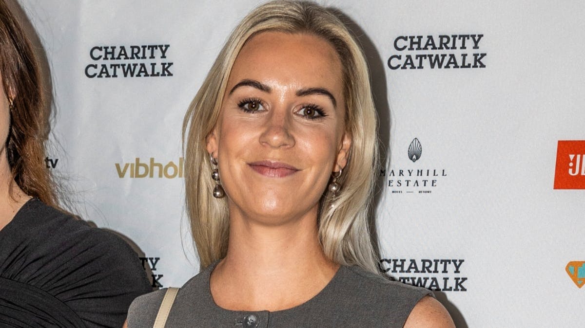 Stine Schmeichel hyggede sig i Aller Huset