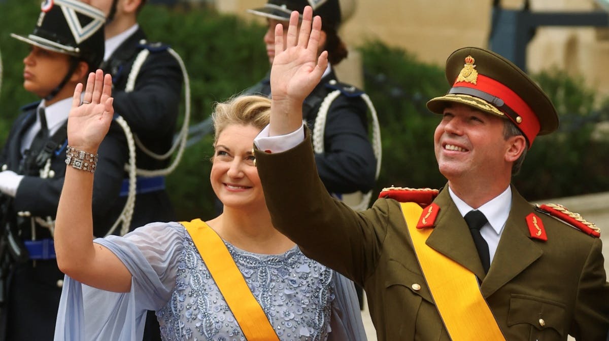 Storhertugparret af Luxembourg.