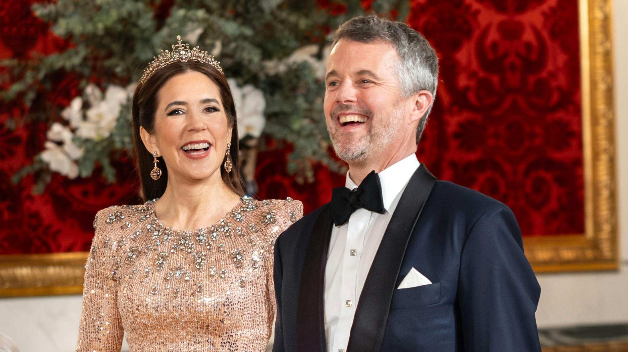 Dronning Mary og kong Frederik. 