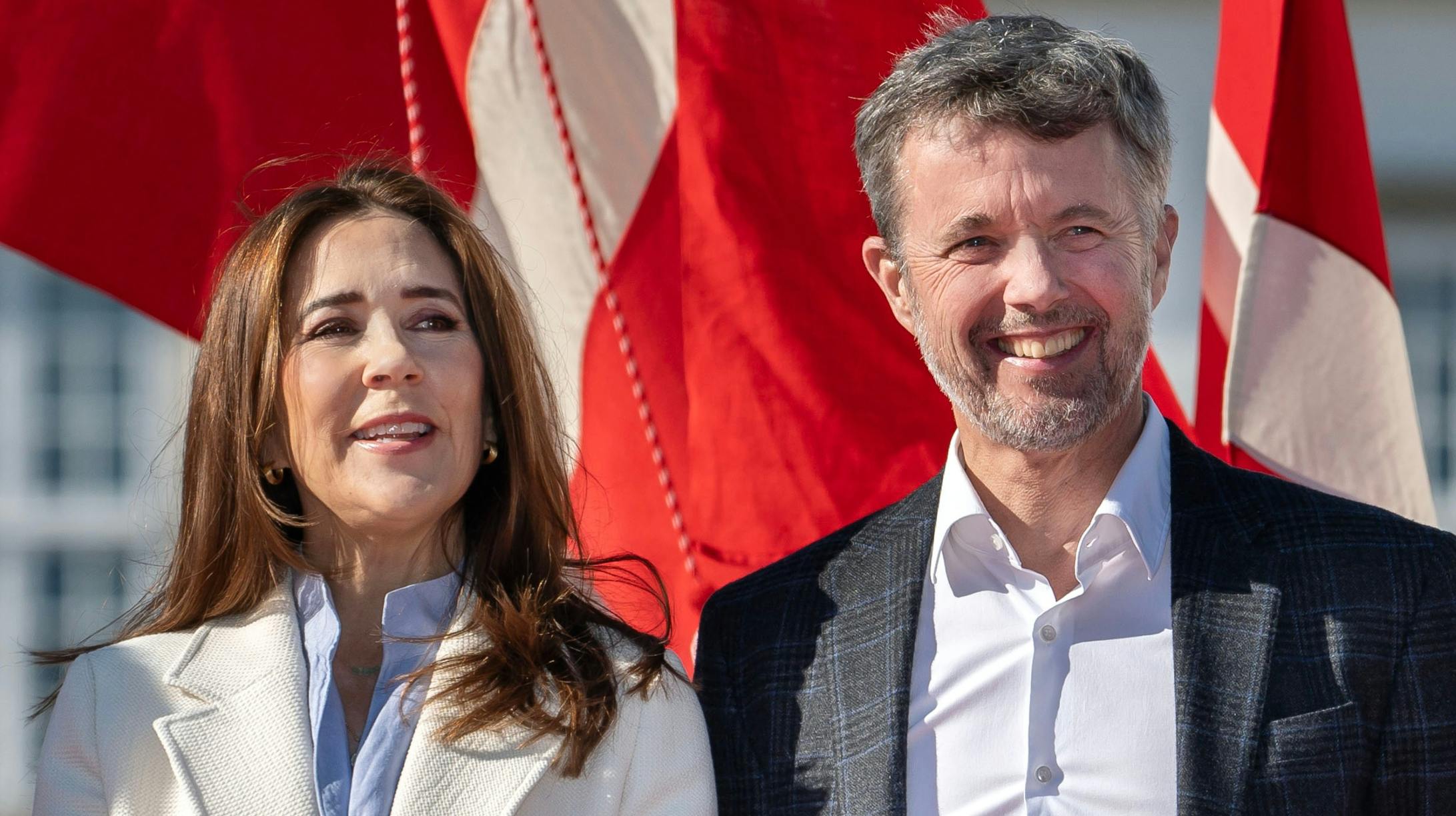 Dronning Mary og kong Frederik. 