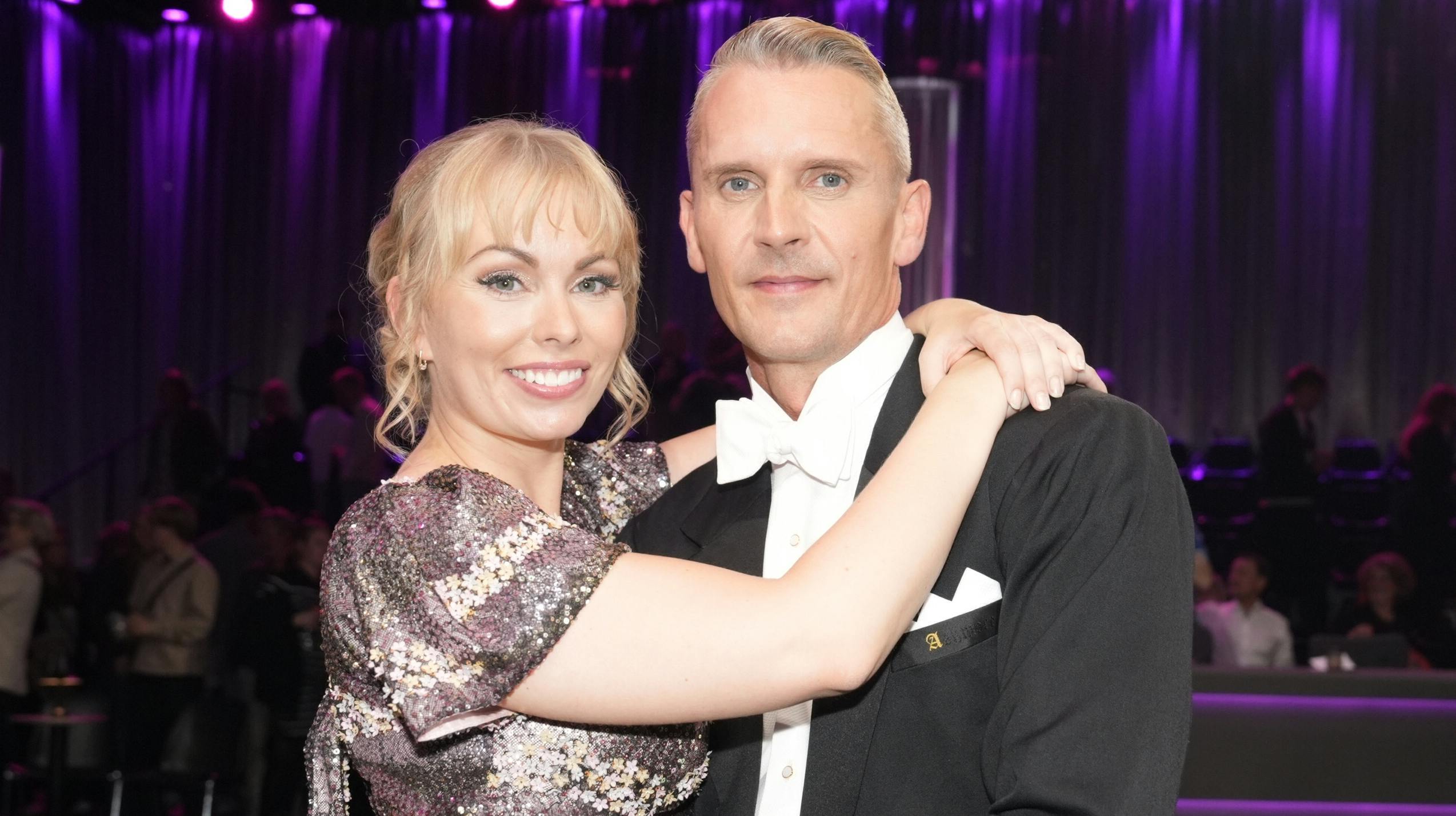 Jenna Harson og Peter Løvenkrands.