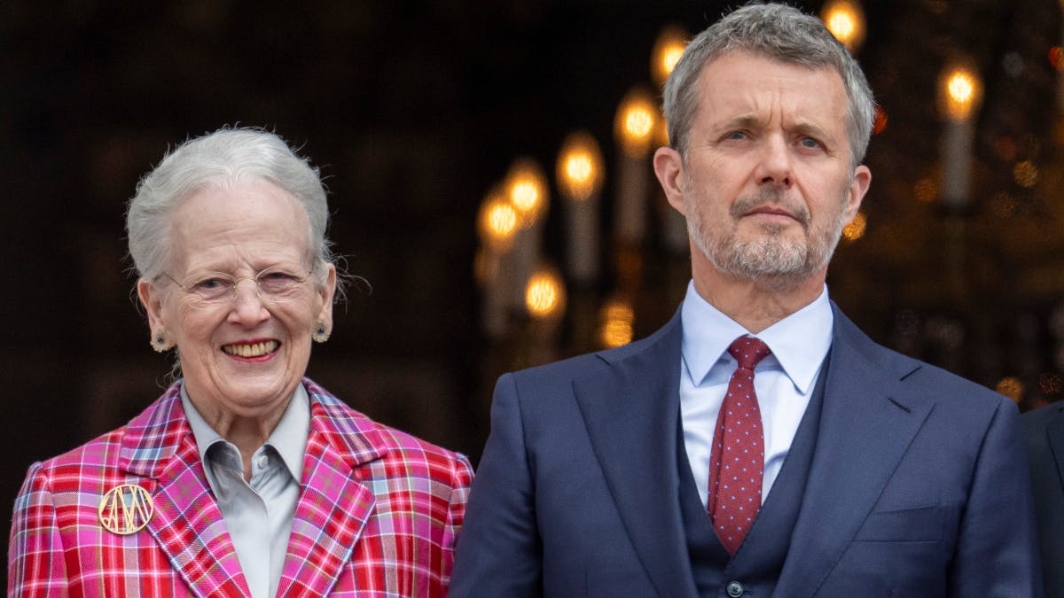 Dronning Margrethe og kong Frederik.