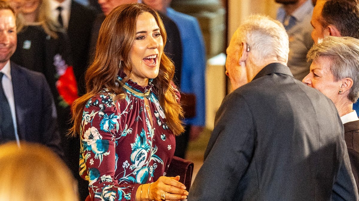 Dronning Mary var glad for at se grev Ingolf og grevinde Sussie