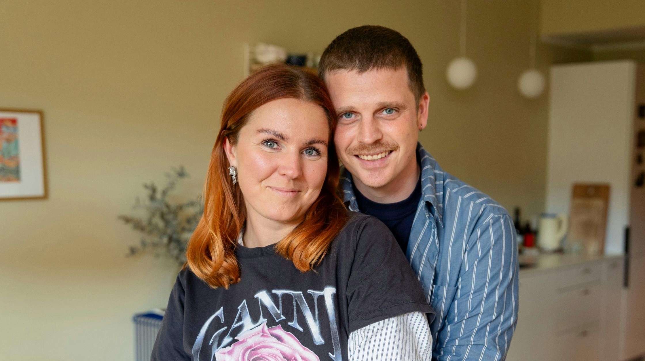 Amalie og Otto sagde ja til at blive gift ved allerførste møde. 