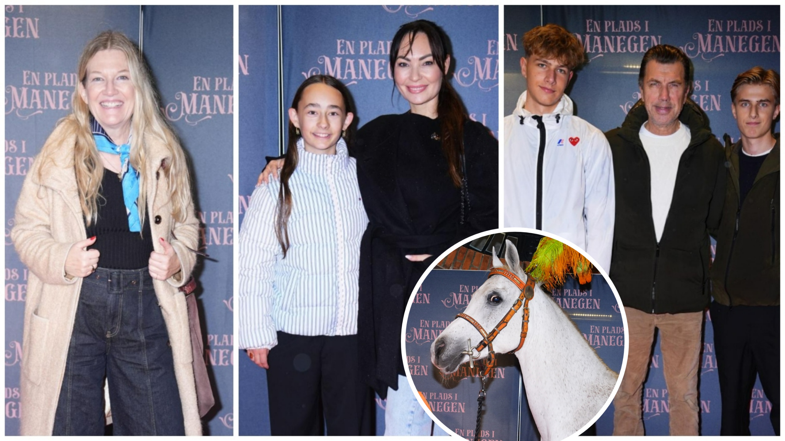 Der var gang i den røde løber til premieren på "En plads i manegen".